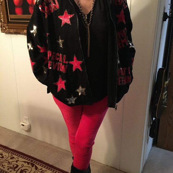 Jackets & Blazers - Vintage 80’s sequin and cotton jacket!!